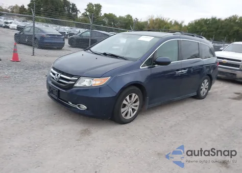 2014 Honda Odyssey Ex-L z USA, uszkodzony, nr VIN 5FNRL5H67EB092513